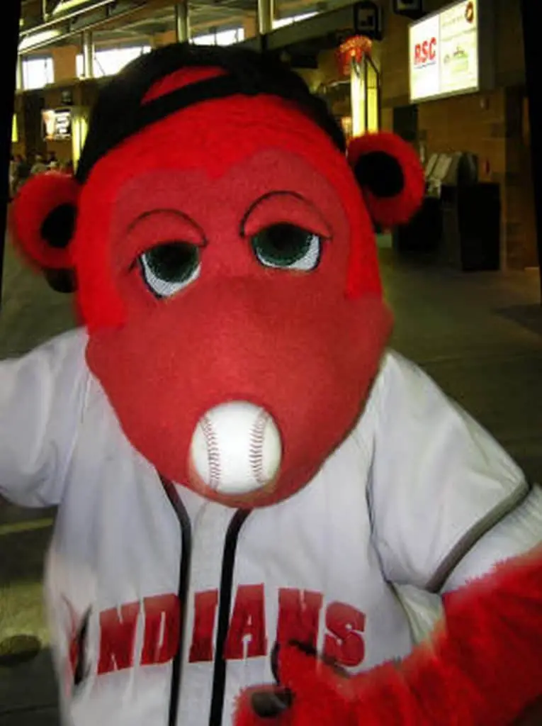 Indianapolis Indians mascot.