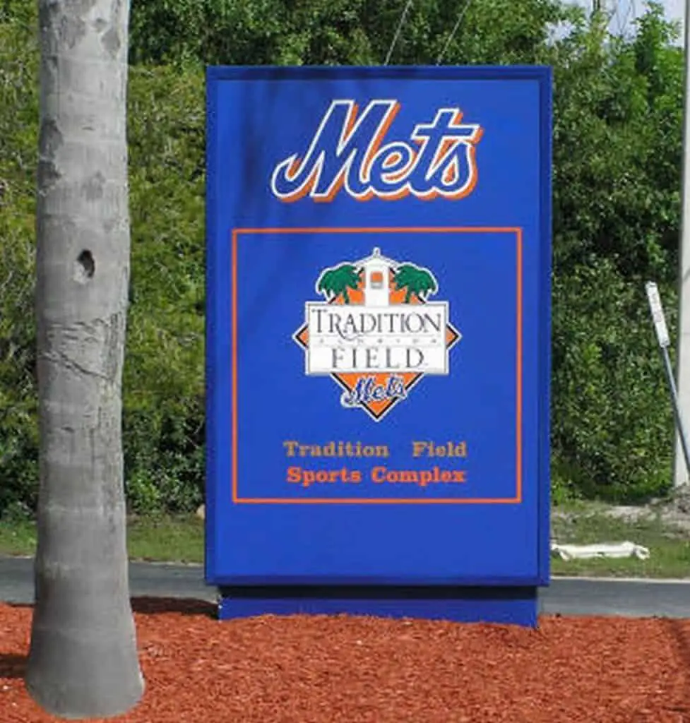 Tradition Field sign.
