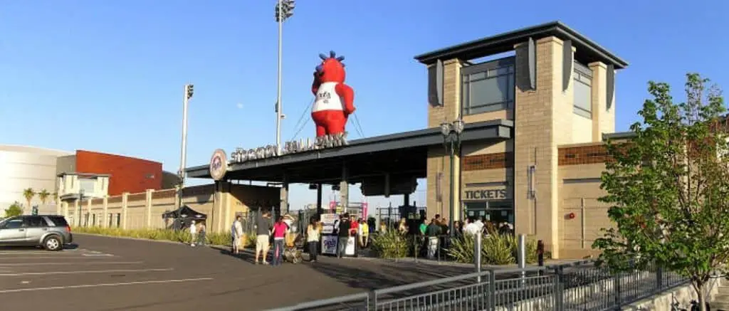 Stockton Ballpark entrance.