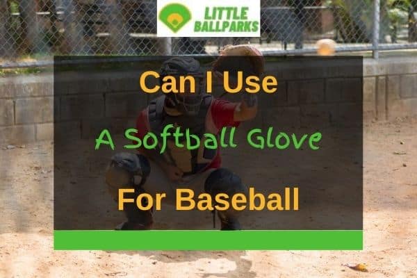 can-i-use-a-softball-glove-for-baseball-little-ballparks