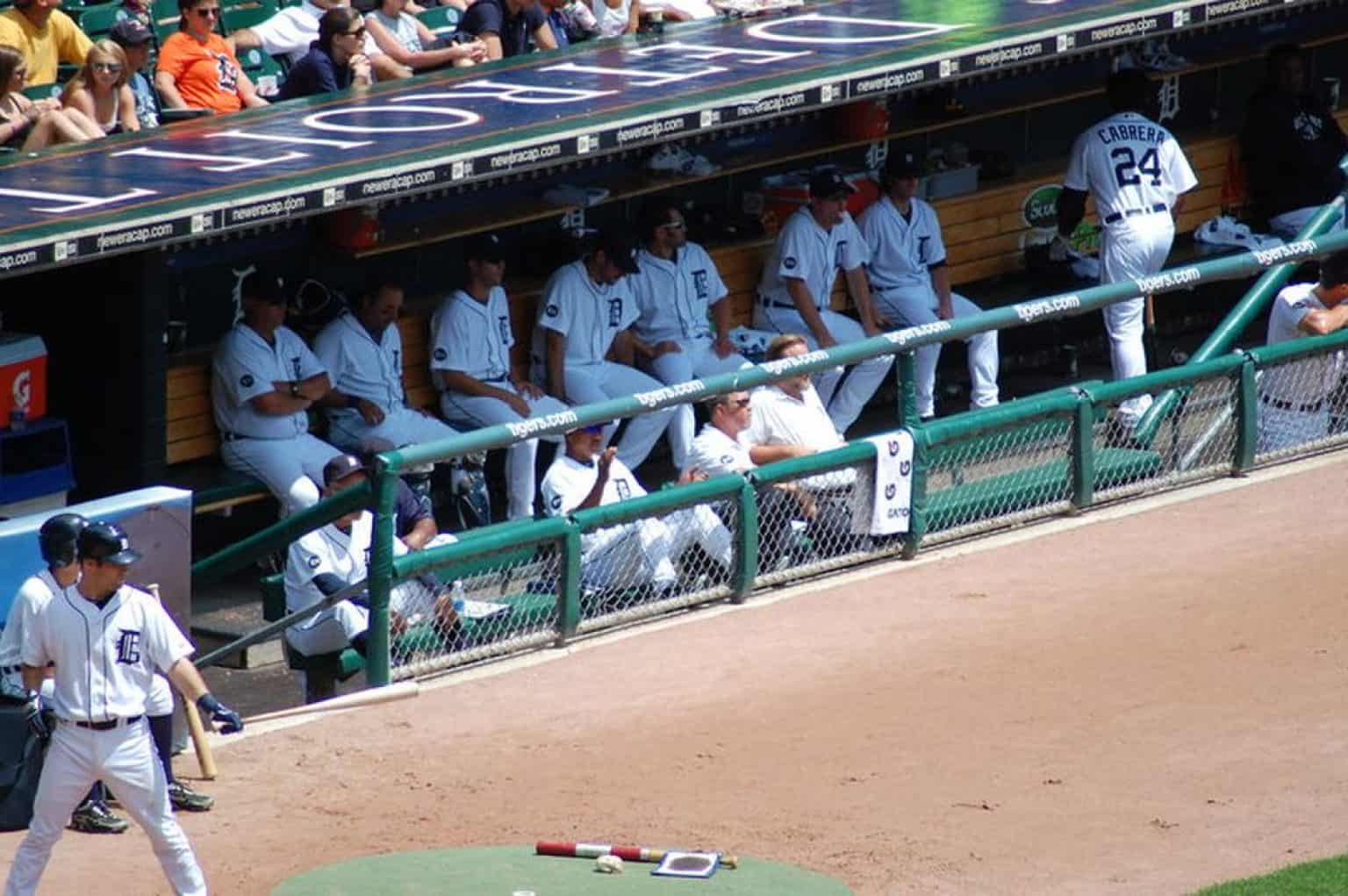 baseball home team dugout        
        <figure class=